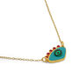 Evil eye necklace by Katerina Psoma
